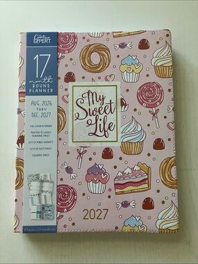 The Creative Expert 17 Month Bound Planner August 2026 - December 2027 (NWT)